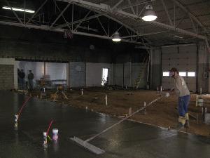 Indoor pour at Ogemaw County Jail